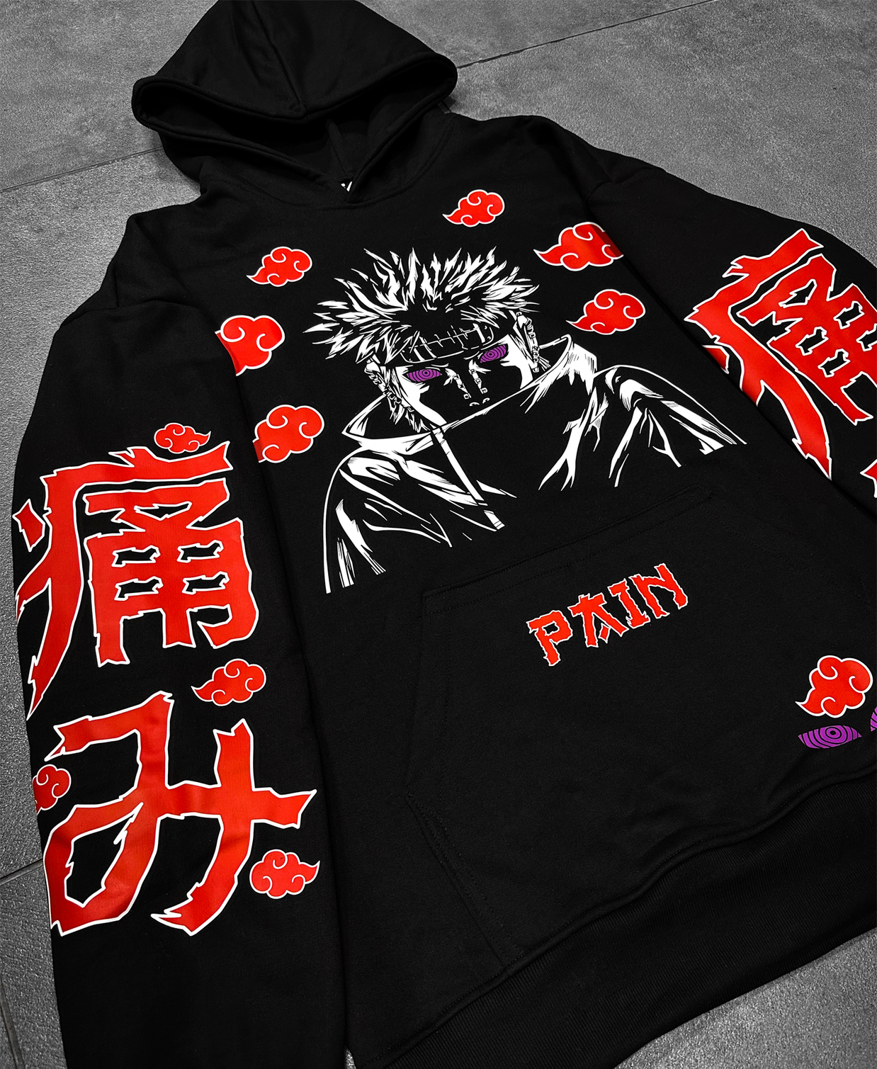 Hoodie / Canguro Negro Pain Naruto