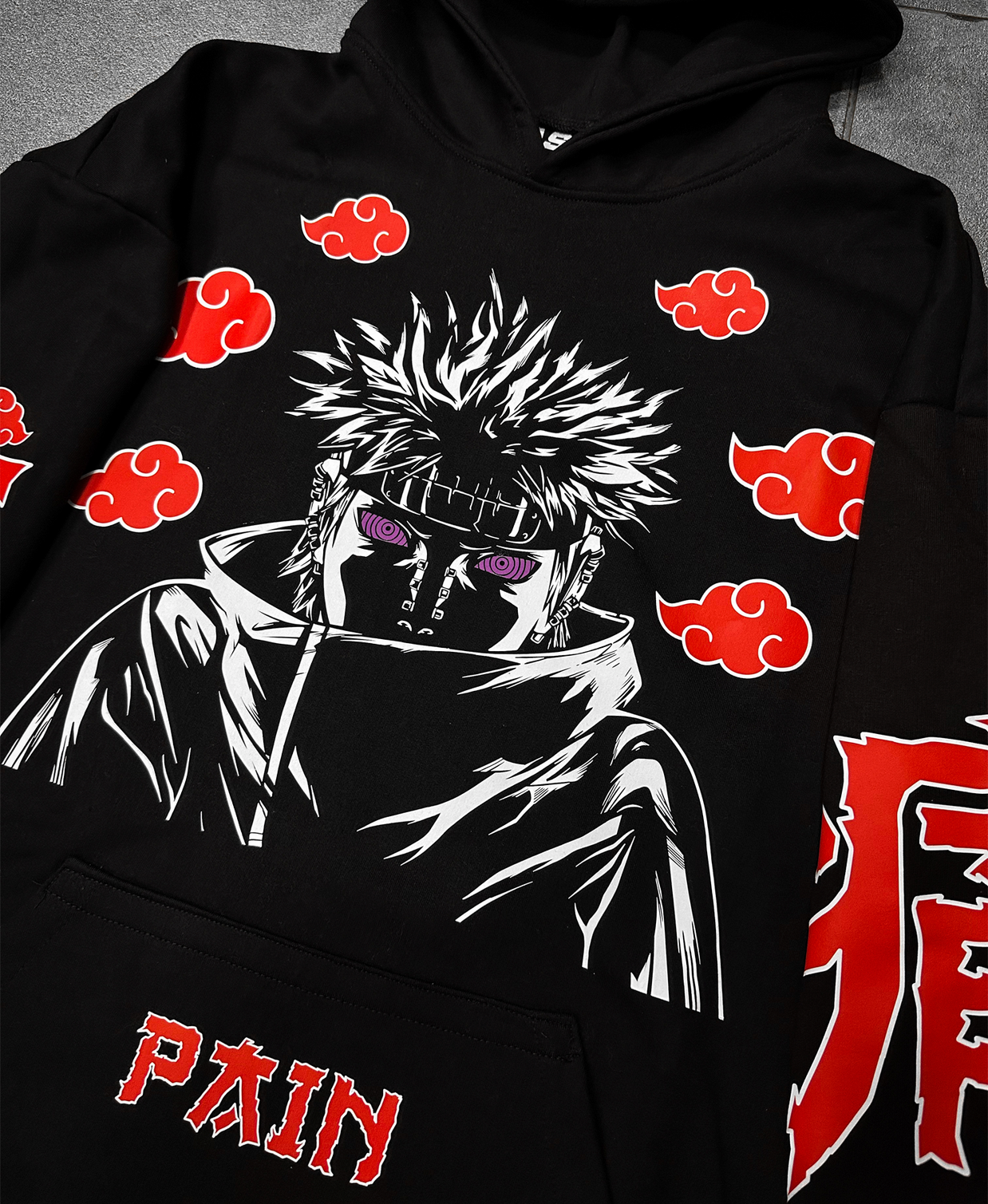 Hoodie / Canguro Negro Pain Naruto