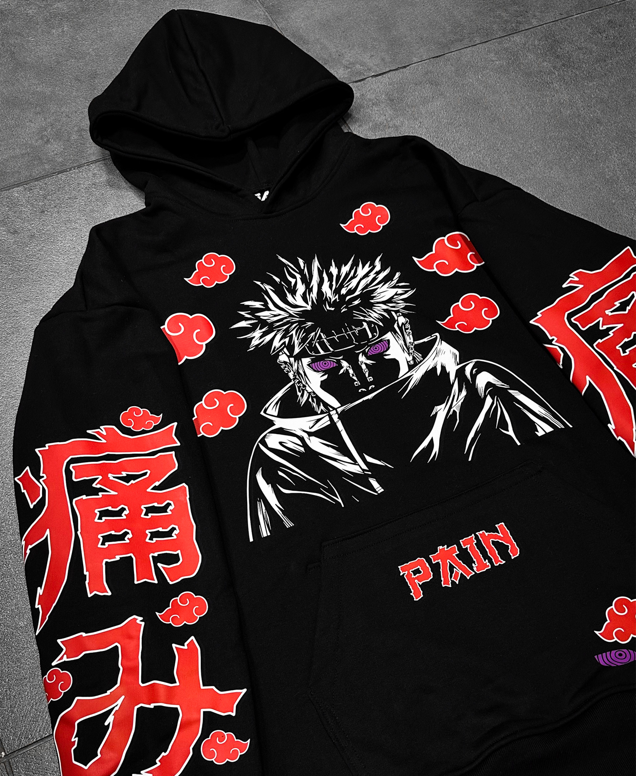 Hoodie / Canguro Negro Pain Naruto