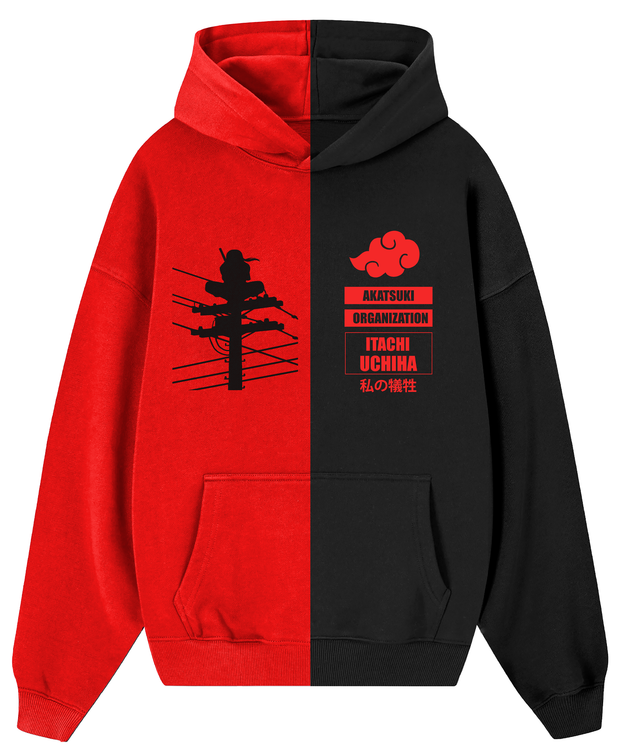 Hoodie / Canguro Bicolor - Itachi Naruto