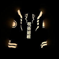 Hoodie/ canguro negro - Sukuna LIGTH J.J.K