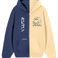 HOODIE/ BICOLOR BICOLOR SNORLAX ZIPPER POKÉMON
