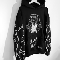 Hoodie/ Canguro Negro Killua Reflectante H x H