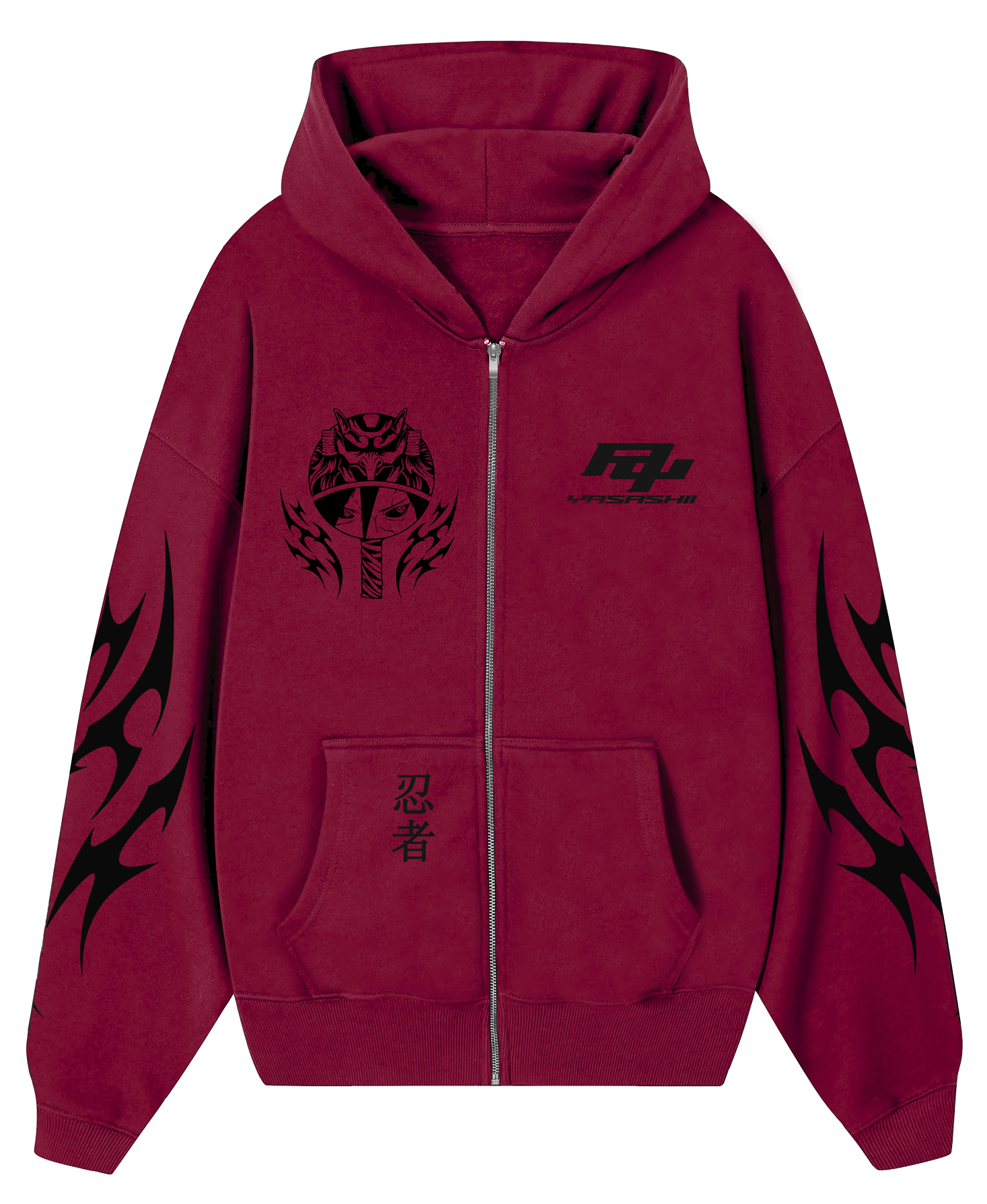 Hoodie/  canguro Zipper Madara - Naruto - rojo italiano
