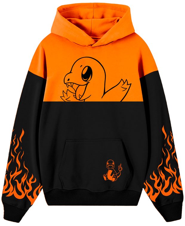 Hoodie /Canguro Bicolor Charmander