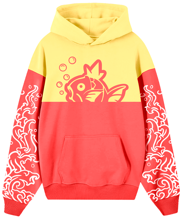 Hoodie /Canguro  Bicolor Magikarp