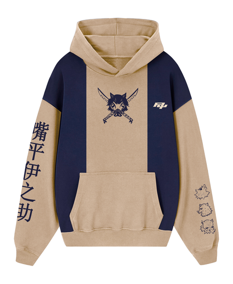 Hoodie/ Canguro Bicolor-  Inosuke