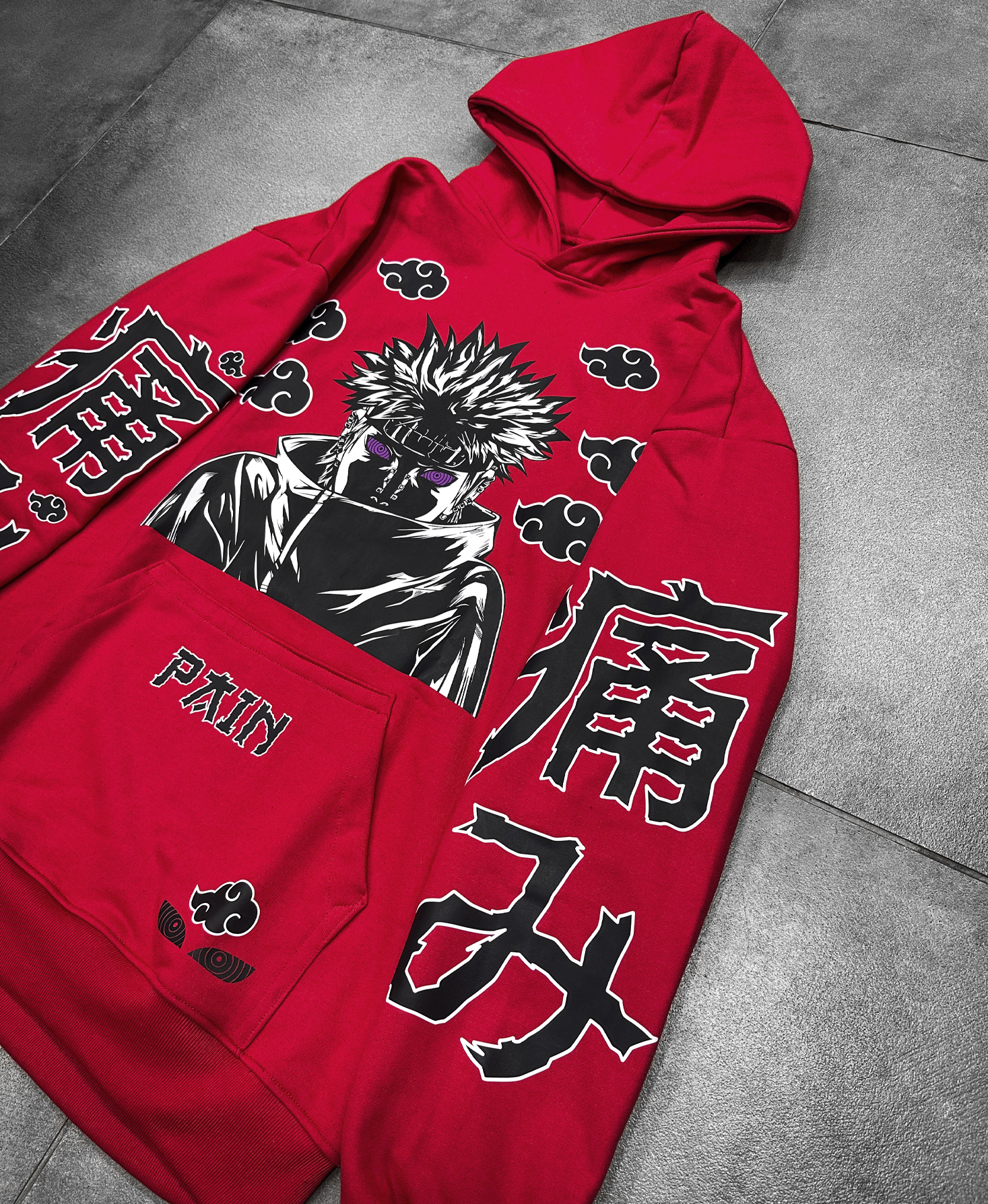 Hoodie / Canguro Rojo  Pain Naruto