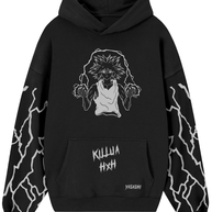 Hoodie/ Canguro Negro Killua Reflectante H x H