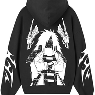 Hoodie/ canguro  Zipper Madara  Black - Naruto
