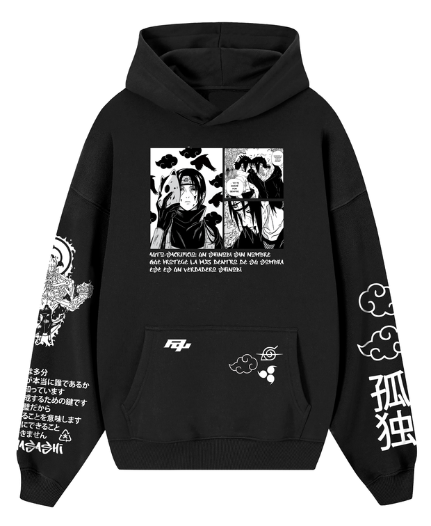 Hoodie / Canguro Negro Itachi - Edicion Especial