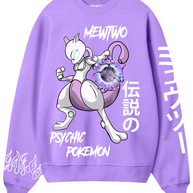 Poleron Cuello Polo - Mewtwo