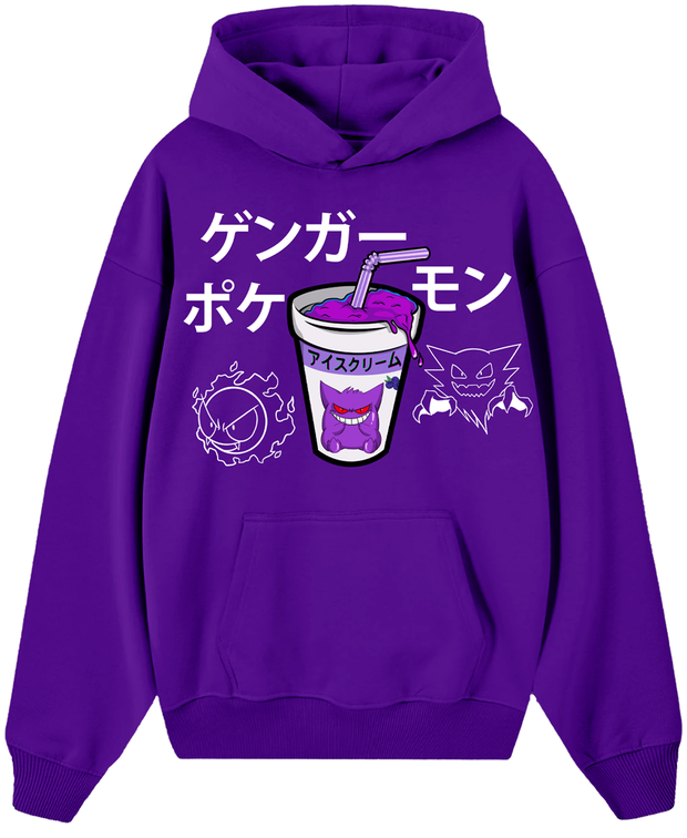 Hoodie /Canguro Morado Gengar