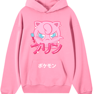 HOODIE/CANGURO ROSA JIGGLYPUFF
