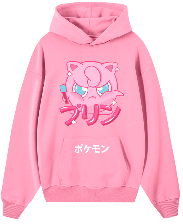 HOODIE/CANGURO ROSA JIGGLYPUFF