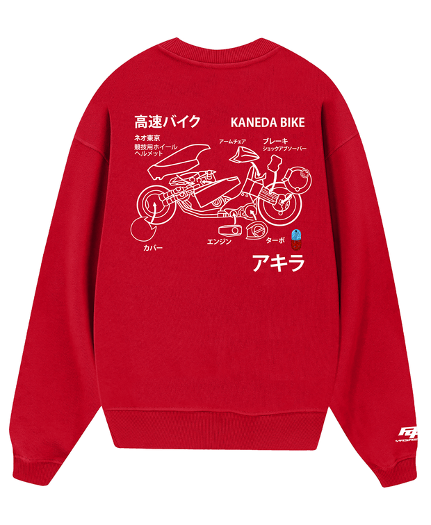 Poleron Cuello Polo Rojo - Akira