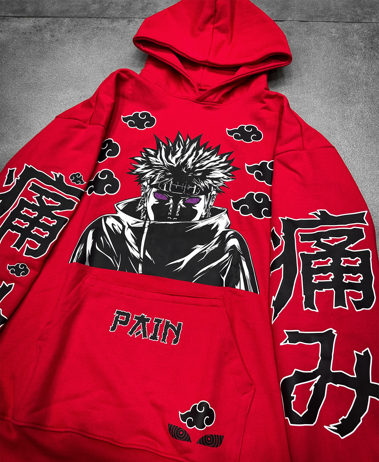 Hoodie / Canguro Rojo  Pain Naruto