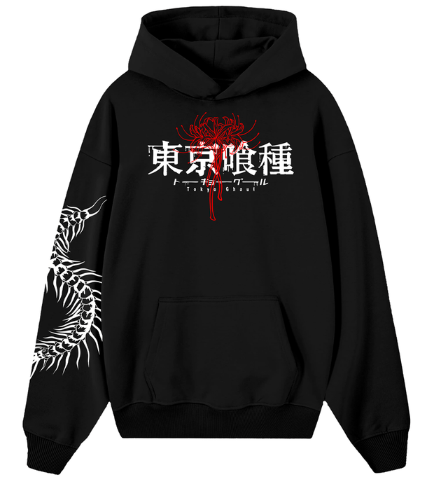 Hoodie/Canguro Negro Kaneki Tokyo Ghoul