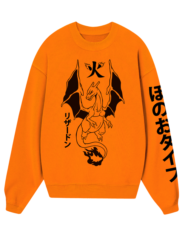 Poleron C.Polo Naranjo Charizard Pokémon