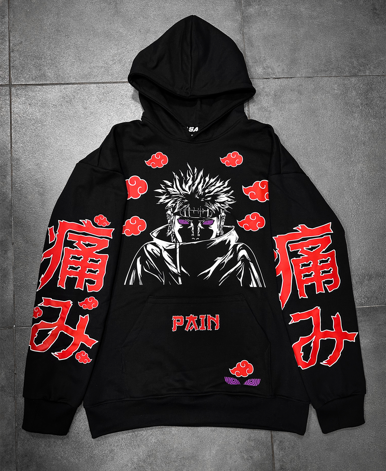 Hoodie / Canguro Negro Pain Naruto