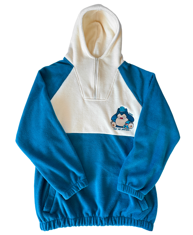 HOODIE/CANGURO POLAR BICOLOR SNORLAX - E. LIMITADA