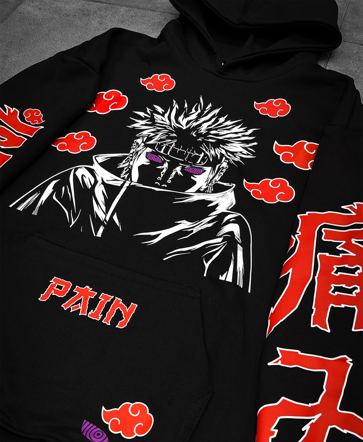 Hoodie / Canguro Negro Pain Naruto