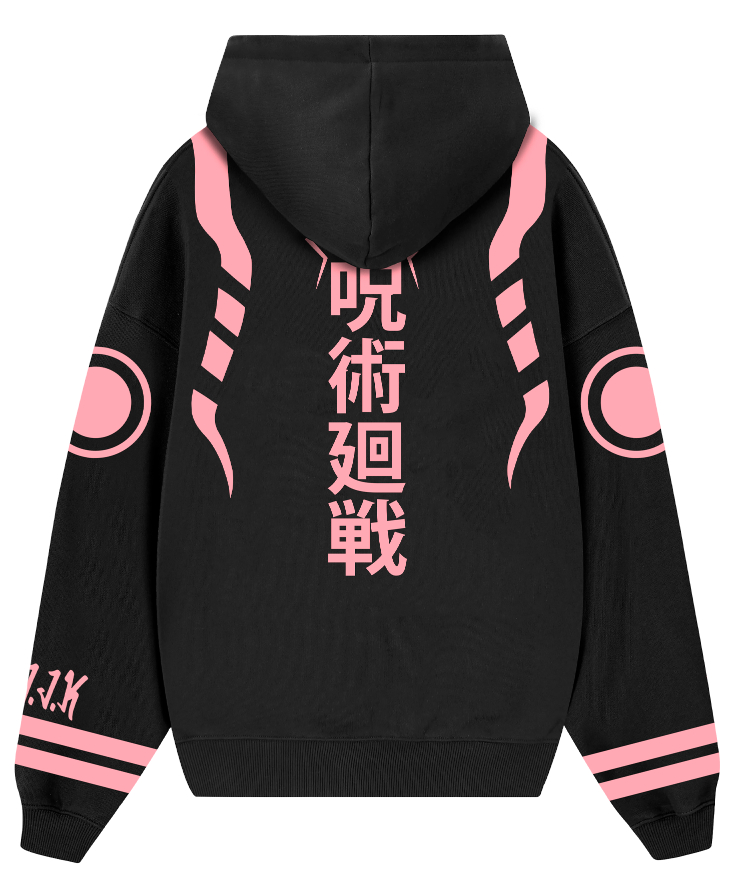 Hoodie/ Canguro Negro- Sukuna Rose
