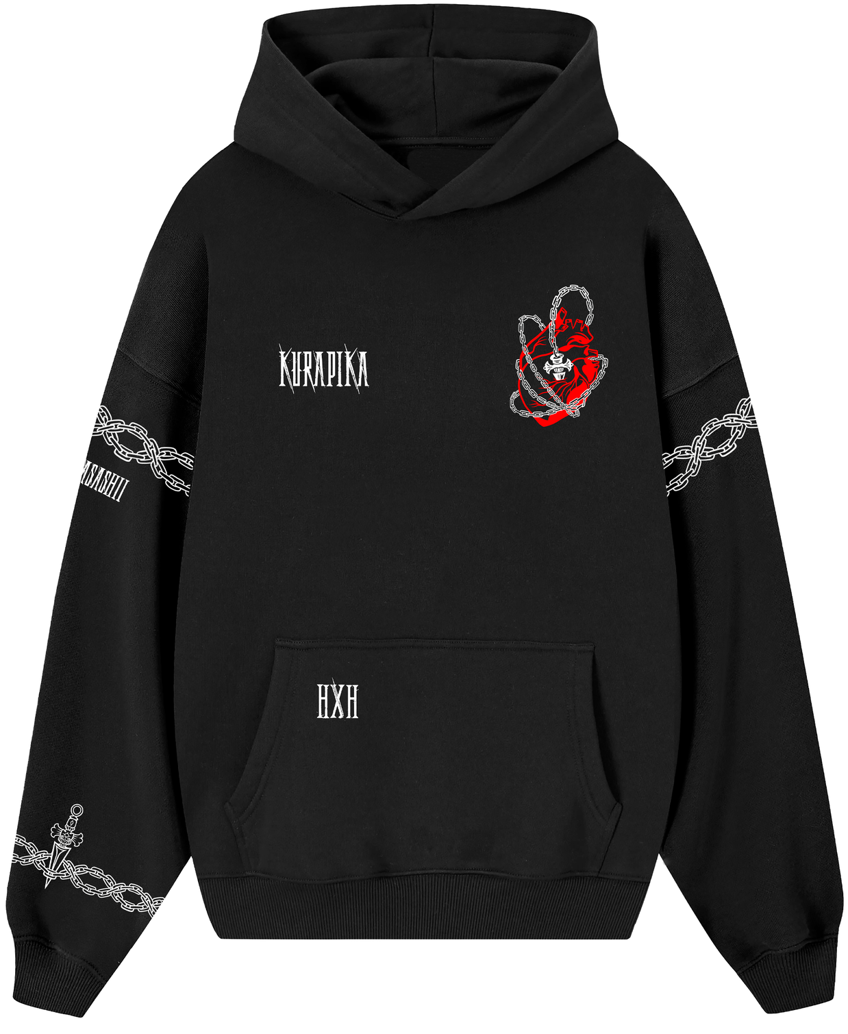 HOODIE/CANGURO NEGRO KURAPIKA - HXH